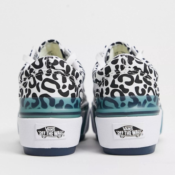 Vans Old Skool Stacked UV Ink Leopard Print Shoes - Picture 7 of 10